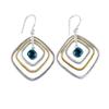 Apatite Gemstone 925 Sterling Silver Handmade Jewelry Earrings2.44" Gift For Her EE-70-12