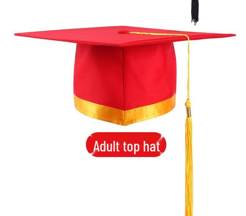Улучшенная унисекс шапочка выпускника для колледжа и церемоний совершеннолетия One Size Adjustable