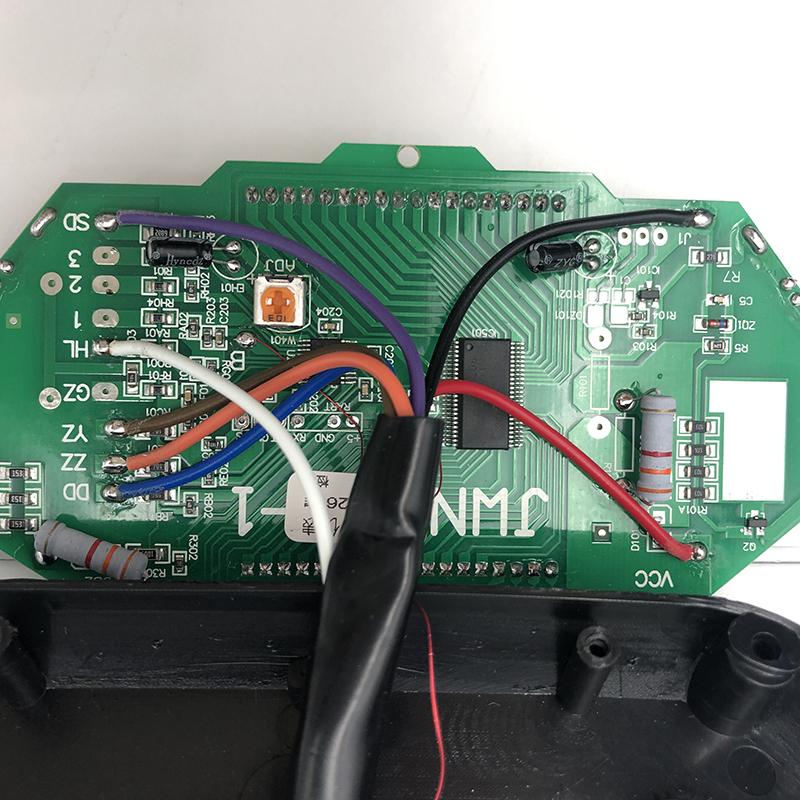 48V-144V Universal Phase/Hall/ ONE-LIN Speed Sensor LCD Speedometer Display For Electric Scooter Motorcycle