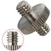 1/4 Male To 1/4 Male Threaded Camera Screw Adapter for Tripod Mount Holder