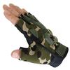 Half-Finger Tactical Gloves, Fingerless, for Cycling, Fishing, Airsoft, and Adventure (Camouflage)