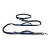 Retractable Hands Free Dog Leash with Duals Bungees for Running Walking Hiking