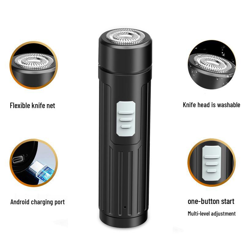 Portable Electric Shaver: Travel-Friendly Beard Trimmer with Douyin Kuaishou Compatibility