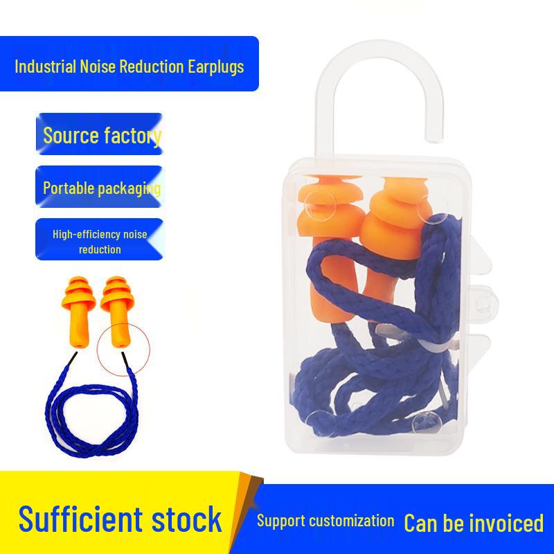 New Hook Soundproof Noise Reduction Earplugs for Swimming, Sleep, and Workshop Use