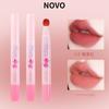 Novo Lip Cream Matte Velvet Mist Lip Mud Plush Tip Nude Lipstick No-Makeup Lip Glaze Lip and Cheek Dual-Use