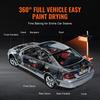 VEVOR Infrared Curing Lamp, 1500W 1-60 Min Timing, Auto Heating Car Curing Light with Bracket, 3.44 Sq.ft Baking Area Spray Baking Booth Heaters