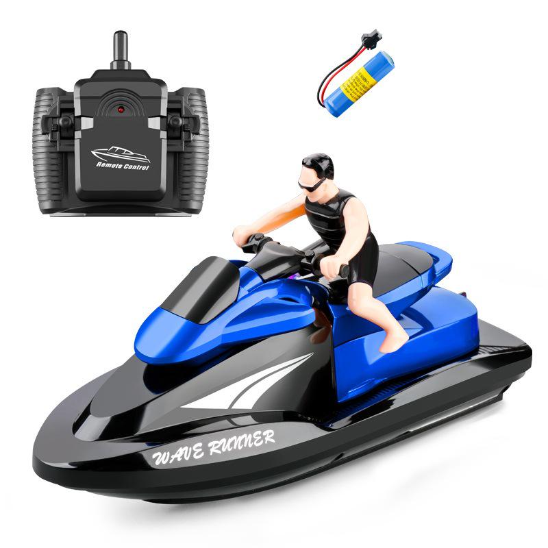

2.4G High-Speed Remote Control Motorcycle Speedboat - Electric Yacht Model Toy for Kids