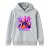 Kids Boys Girls Hoodie Sweatshirt Cute 3D Holographic K-pop Girls Print Casual Long Sleeve Pullover for Daily Party Wear