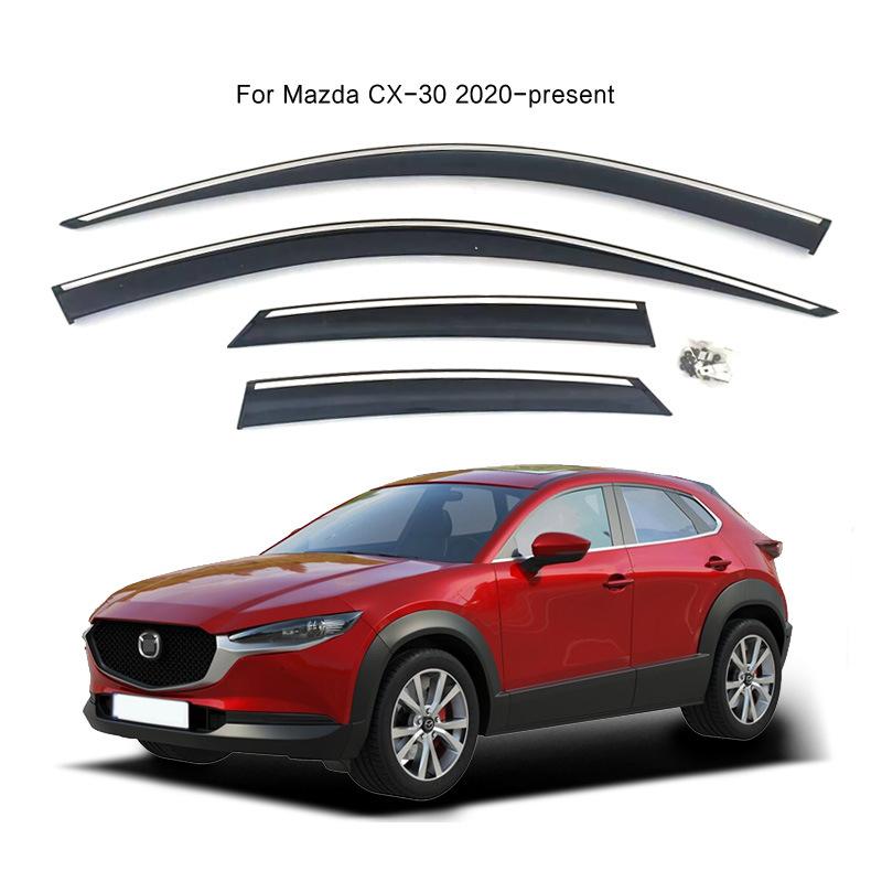 Suitable for Mazda CX-30 Rainproof and Reflective Jet Window Eyebrow Rainproof or Reflective Side Window Visor Visor Vent Visor