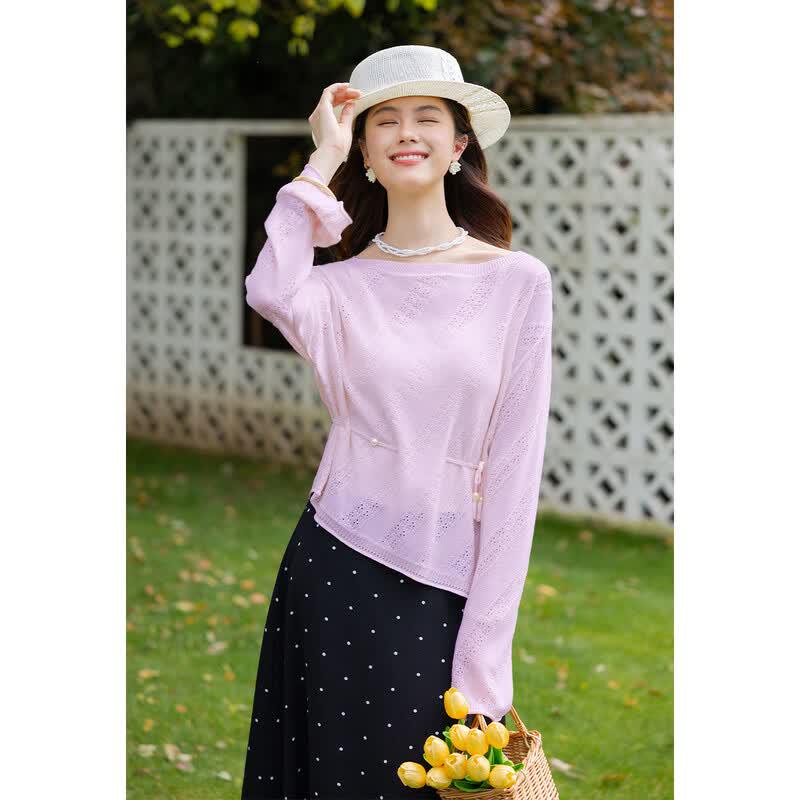 Mocana Women s Summer Beach Long Sleeve Knit Top UNI