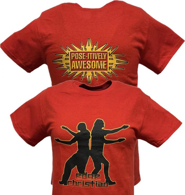 Edge Christian Pose-itively Awesome Red T-shirt S-5XL Unisex T-Shirt M