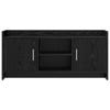 TV Stand 102 x 33 x 47 cm Black Oak Particleboard
