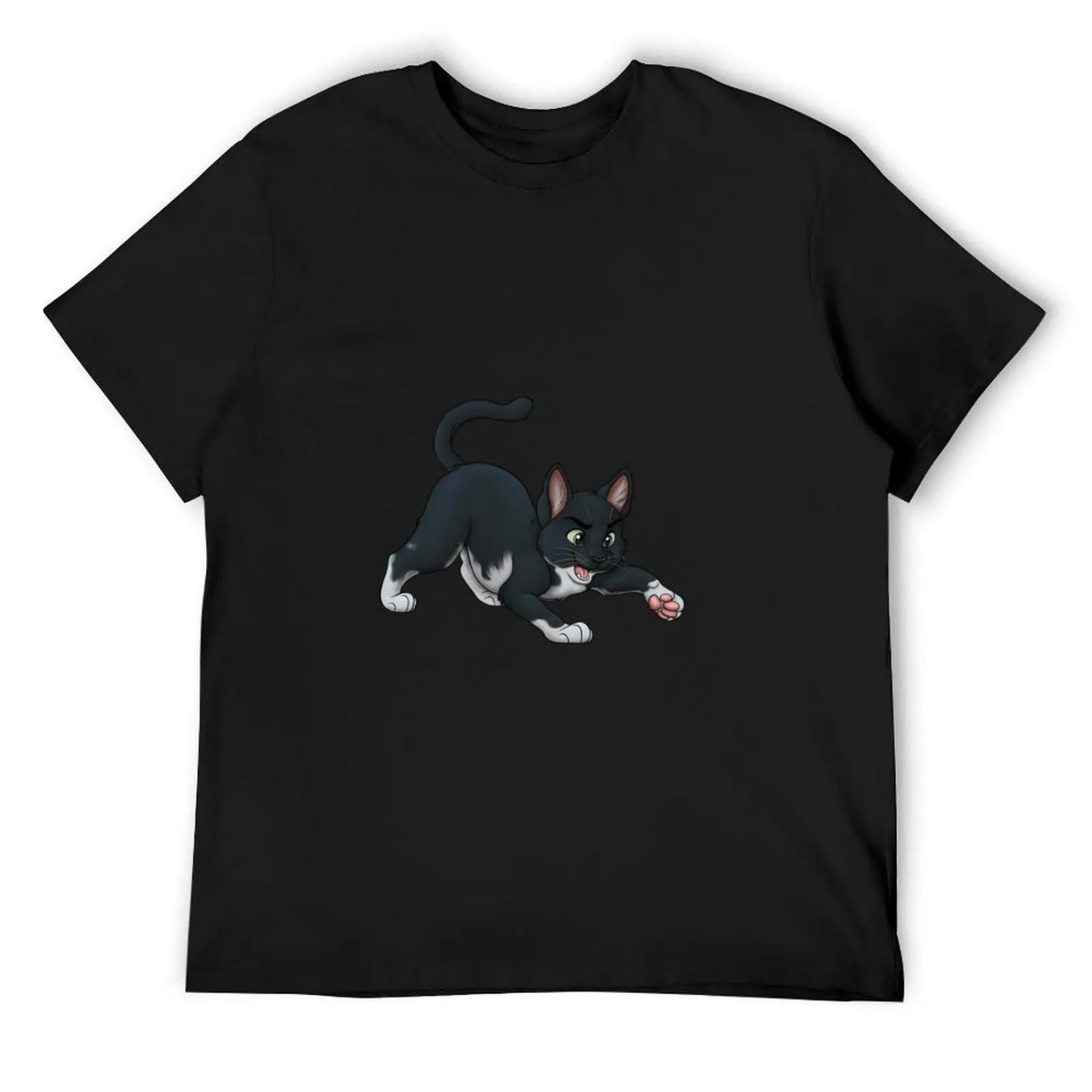 

Jayme the Black and White Cat T-Shirt sublime designer shirts new edition shirts graphic fitted t shirts for men XXXXXL різнокольоровий
