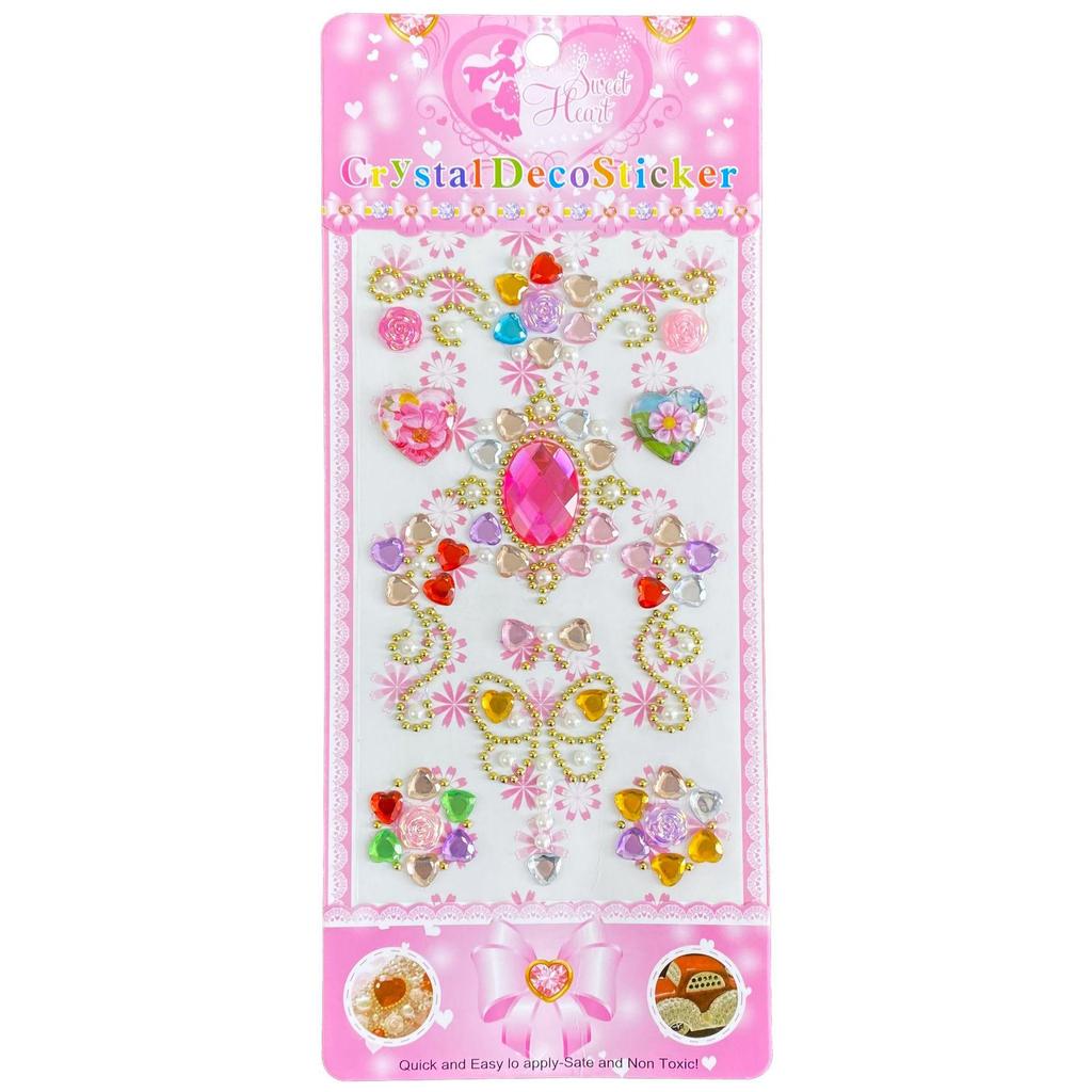 Colorful Acrylic Rhinestone Stickers for Phone & Photo Album Decoration