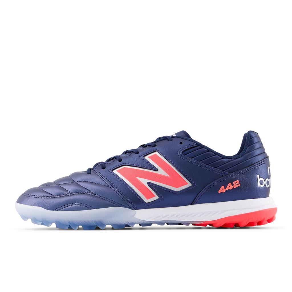 New Balance 442 PRO TF V2 MP2 Soccer Size 2E Men's (Navy/Red) Shoes, 27.5cm,
