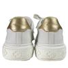Tolle LOUIS VUITTON Sneaker Timeout Linie LV Strass-Verzierung weißes Leder 36 Gebraucht