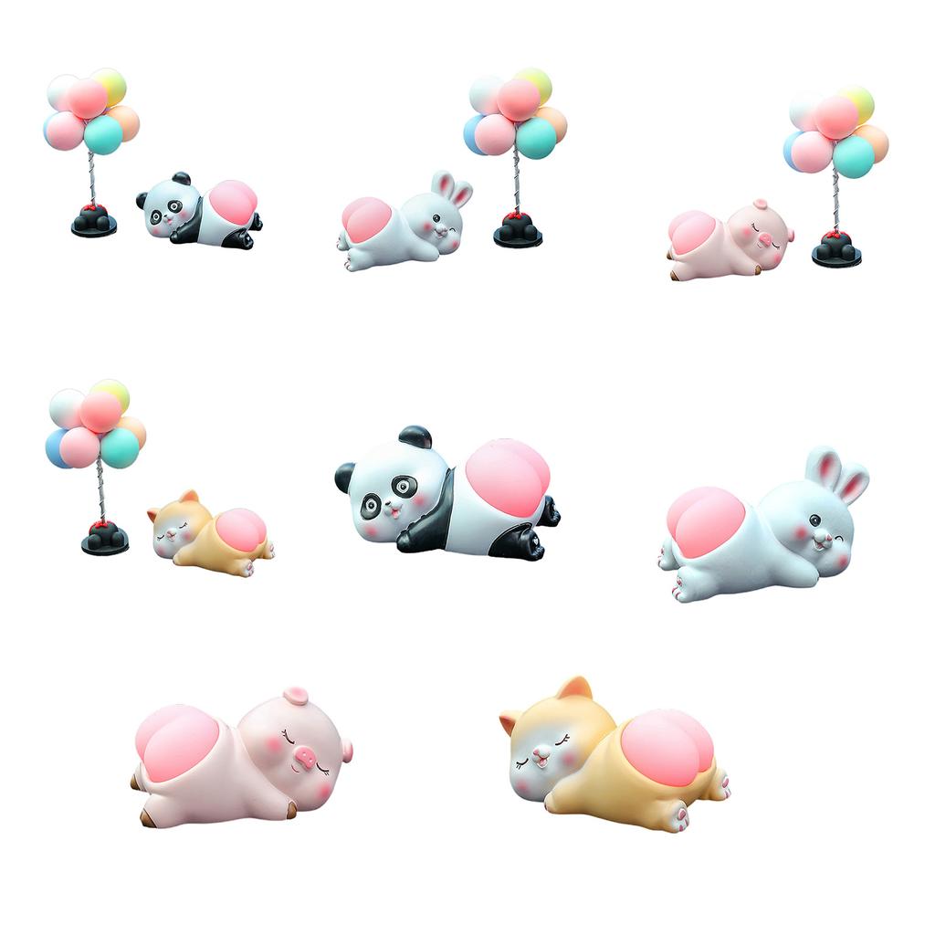 Adorable Resin Animal Figurine Car Dashboard Living Room Ornament For Adults Kids Anxiety Reduction And Home Decoration