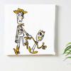 Art Deli Toy Story Poster Panel, 30cm x 30cm, Pixar, Made in Japan, Lightweight Fabric, pixa-1906-015