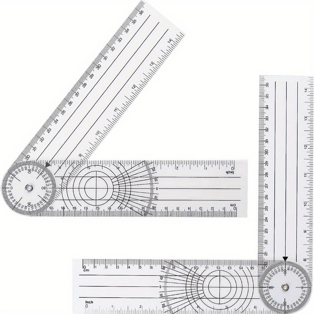 1pc/2pcs/3pcs Joint Angle Measuring Ruler Measuring Tool Ulna Multifunctional PVC Angle Ruler, Suitable for Artists, Designers, and Students