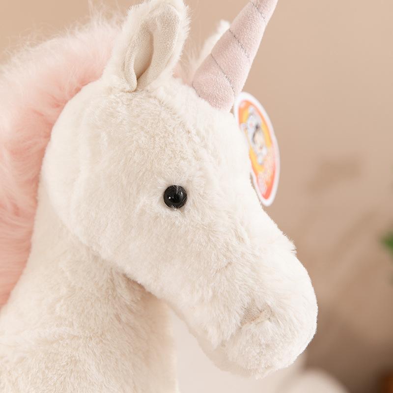 New unicorn simulation pony pedaling plush doll cotton cloth doll