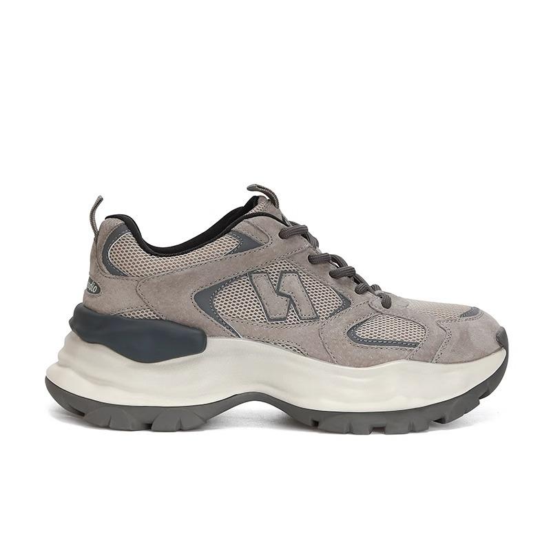 

Женские кроссовки-папы, Новые повседневные спортивные кроссовки на шнуровке с толстой подошвой 35