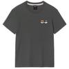 OKSTAR Shiba Friends Embroidered Short Sleeve T-Shirt (Type B)