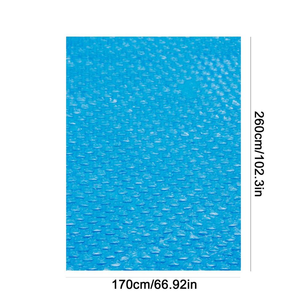 Poolabdeckung Rechteckig Rund Solar Sommer Wasserdicht Pool Wanne Staub Outdoor PE Luftpolsterfolie Decke Zubehör Poolabdeckung
