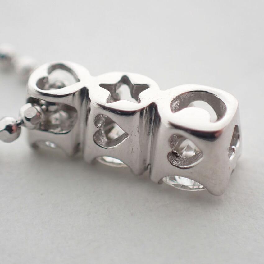 [Used] Ponte Vecchio/Ponte Vecchio K18WG Diamond Pendant/necklace/g480-22