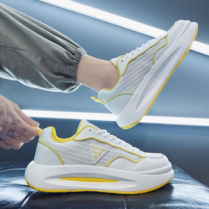 Мужская обувь Дышащая повседневная обувь Уличные модные кроссовки с низким вырезом — фото 5