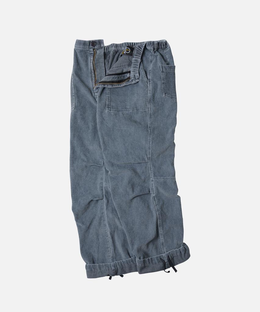 FRIZMWORKS Corduroy Banding Wide Fatigue Pants _ Navy