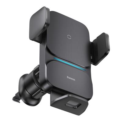 Wisdom Inductive Car Charger Phone Holder for Grille Black