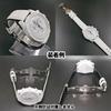 Swatch x OMEGA Leather and Rubber Strap with D-Buckle (White)