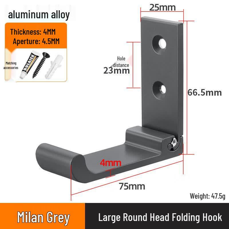 

Invisible Folding Wall Hooks (10-Pack)