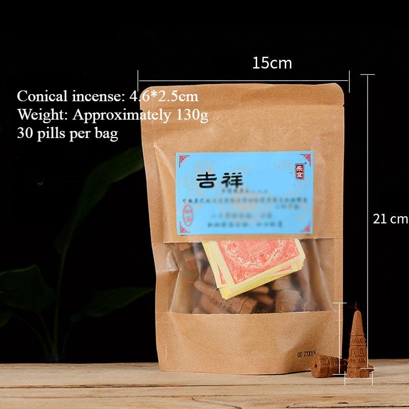 Smoke Supply Shi Zi Cone Incense Tibetan Incense Temple Worship Buddha Zen Meditation Home Indoor Purify The Air Calm The Mind