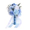 The Wedding Bouquet Is High-end and ElegantFeaturing Pearl Rose Hand-held Bouquets Artificial Flowers and Bride's Hand-held Bouquets
