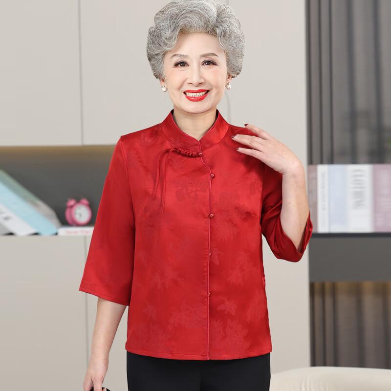 Elderly Women's New Chinese Style Summer Blouse