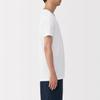 MUJI Seamless FA19FA5A White Size L Men's V-Neck Short-Sleeve T-Shirt (2-Pack) Men's