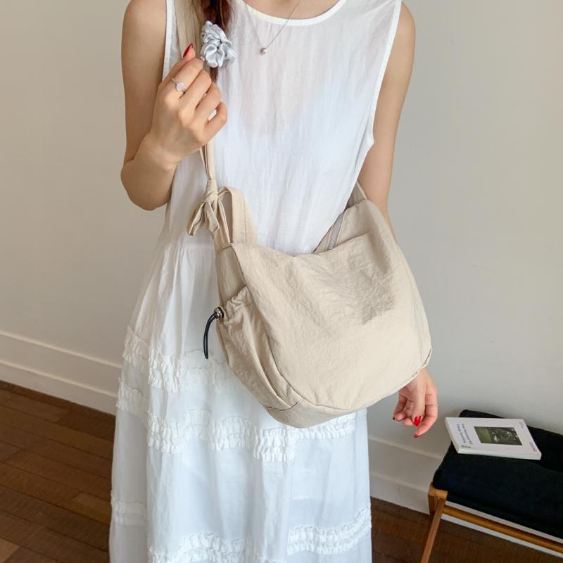 Women's Large Capacity Shoulder Bag Solid Color Crossbody Bag