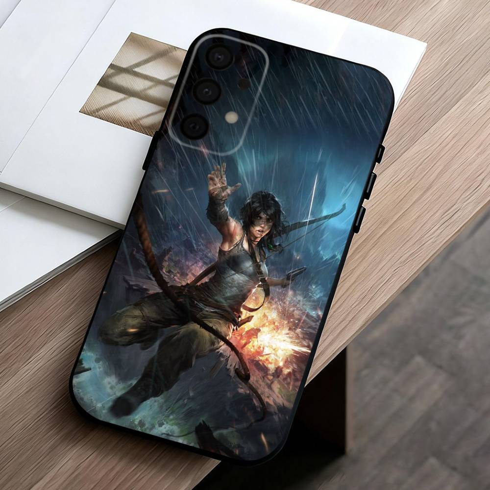 HOT T-Tomb Raider L-Lara Croft  Phone Case For Samsung Galaxy A73,A72,A71,A70,A53,A52,A51,Others Soft Black Cover