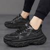 Fashion Mens Distressed Style Dad Shoes 2025 New Spring Breathable Thick Tire Sole Casual Sneakers