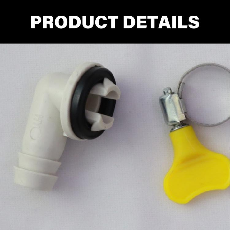 10Ft Air Conditioner Drain Line Extension Set Drain Hose Drainage Hose PVC Drain Pipe Hose Clamp for Air Conditioners