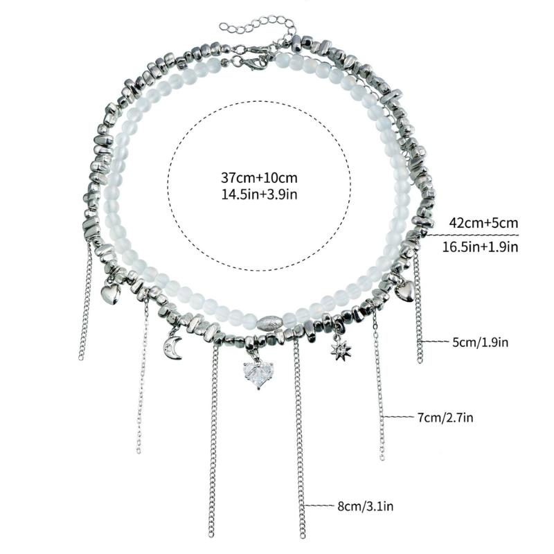 Elegante Herzquasten Anhänger Halskette mit funkelndem Zirkonia und allergiefreier Legierung für Modebegeisterte