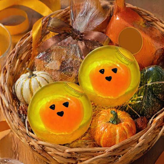 Soft Texture Healing Toys Slow Rising Pumpkin Ghost Stress Ball TPR Fidget Toy for Tactile Sensory Tools Focus Anxiety Relief And Focus Portable