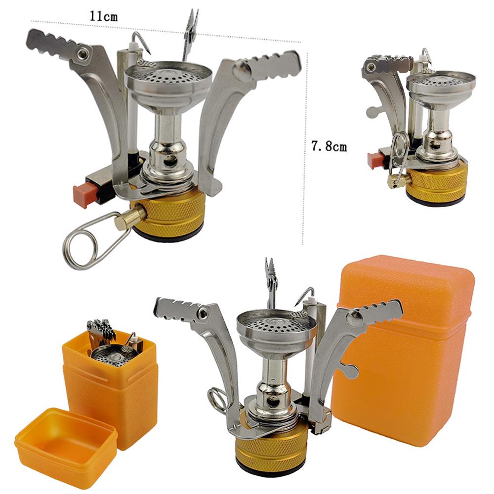 Outdoor 1-2 Person Portable Cookware & Tableware Set for Camping & Picnic