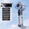 High-Speed Handheld Mini Air Cannon Fan for Students, Babies, and Gift-Giving - Portable for Blowing Food and Eyelashes.