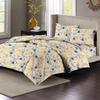 Super Soft Glace Cotton King Size AC Comforter II Blanket II Duvet for Double Bed with 1 Flat Bedsheet and 2 Pillow Covers- 4 Piece