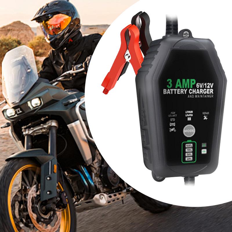 Car Battery Maintainer Car And Motorcycle 3A Battery Charger Automotive Battery Charger Maintainer For Driving Safety For