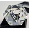 Lab Created White Topaz 100-102 Ct Fancy Cube Cut Certified Beautiful Gemstone
