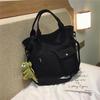 2021 Korean Style Women's Canvas Tote: Large, Trendy Crossbody & Shoulder Bag for Students