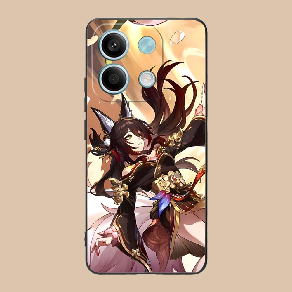 HSR Fugue Matte TPU Mobile Phone Case for POCO M7 M6 M5 M4 M3 X7 X6 X5 X4 X3 Pro GT 5G Colorful Printing Cover